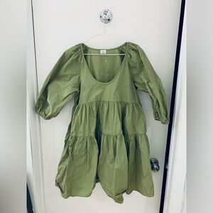 Wilfred cotton tiered dress